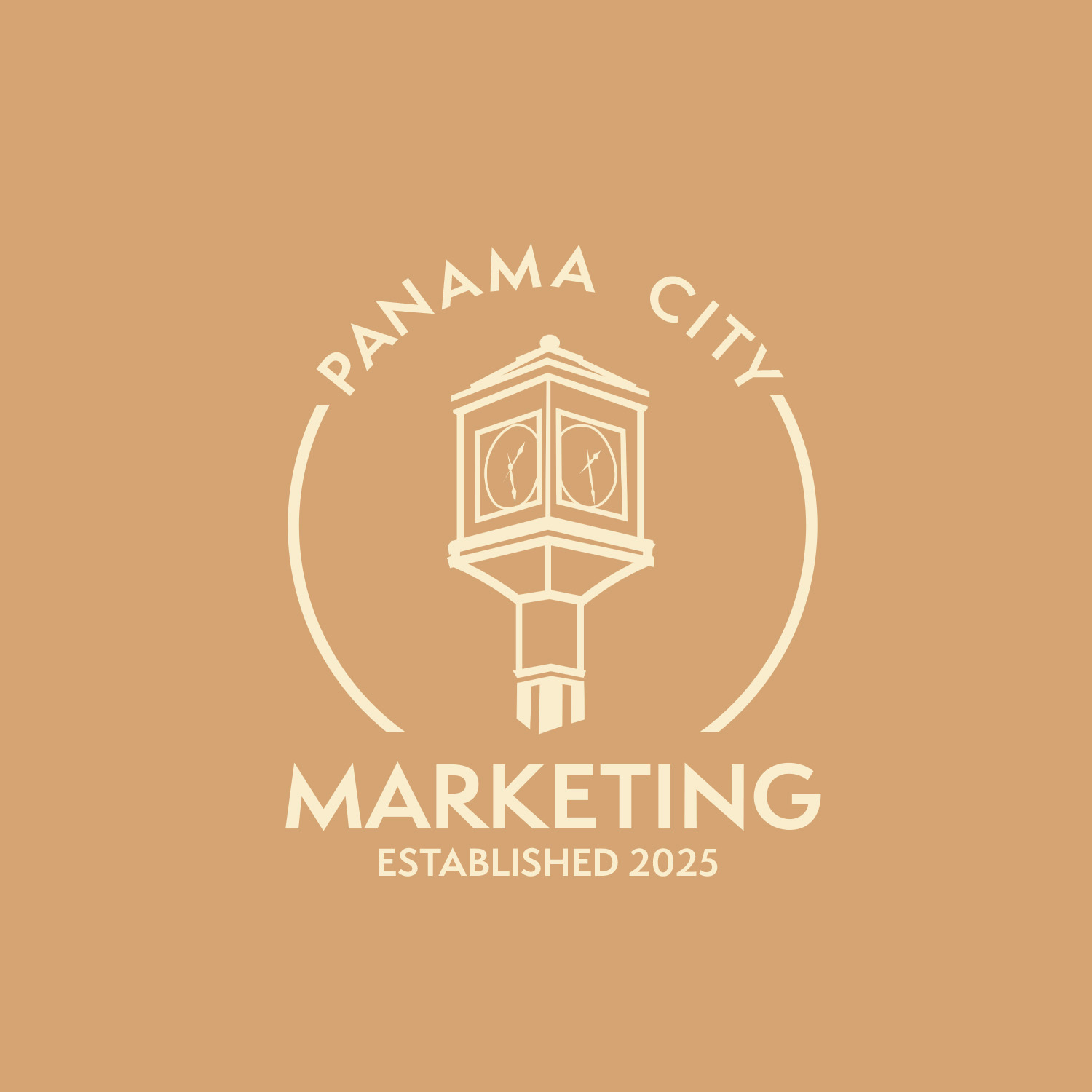 Panama City Marketing Logo - Orange